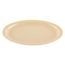 G.E.T - SuperMel 13.25" x 9.75" Tan Oval Platter (1 Dozen Retail Packaging) - SP-OP-614-T