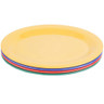 G.E.T - Diamond Mardi Gras 9.75" x 7.25" Mixed Colors Oval Platter (2 Dozen Retail Packaging) - SP-OP-950-MIX