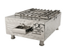 G.E.T - 14.75" x 11.25" x 4.5" Pounded Stainless Steel Single Burner Cover - SSCVR-01
