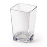 G.E.T - 3 oz Clear SAN Plastic Square Dessert Cup (24 Per Case) - SW-1434-CL