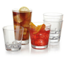 G.E.T - Loft 12 oz Clear SAN Plastic Stackable Rocks Glass (24 Per Case) - SW-1474-CL
