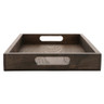 G.E.T - Taproot 14.25" x 9.5" Ash Wood Rectangular Walled Serving Tray W/ Handles (6 Per Case) - WD-13-ASH