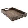 G.E.T - Taproot 14.25" x 9.5" Ash Wood Rectangular Walled Serving Tray W/ Handles (6 Per Case) - WD-13-ASH