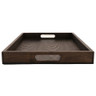 G.E.T - Taproot 18.25" x 12.5" Ash Wood Rectangular Walled Serving Tray W/ Handles (6 Per Case) - WD-15-ASH