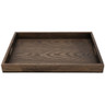 G.E.T - Taproot 18.25" x 12.5" Ash Wood Rectangular Walled Serving Tray W/ Handles (6 Per Case) - WD-15-ASH