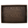 G.E.T - Taproot 18.25" x 12.5" Ash Wood Rectangular Walled Serving Tray W/ Handles (6 Per Case) - WD-15-ASH