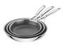 Zwilling - Peak 3 Piece Non-Stick Stainless Steel Fry Pan Set - 1034514