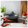 Zwilling - Parma Plus Ceramic 11" Non-Stick Aluminum Wok W/ Lid - 1033151