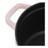 Staub - 3.7 L Sorbet Rose Round Cast Iron Cocotte - 1030217