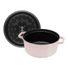 Staub - 3.7 L Sorbet Rose Round Cast Iron Cocotte - 1030217