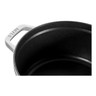 Staub - 3.7L Pure White Round Cast Iron Cocotte - 1004212