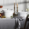 Staub - 3.7L Pure White Round Cast Iron Cocotte - 1004212