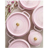 Staub - 5.25 L Sorbet Rose Round Cast Iron Cocotte - 1032973