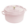Staub - 6.75 L Sorbet Rose Round Cast Iron Cocotte - 1032957