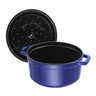 Staub - 8.4 L Dark Blue Round Cast Iron Cocotte - 1004303