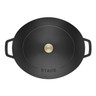 Staub - 5.5 L Black Oval French Cocotte - 1027848