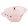 Staub - 1.75 L Sorbet Rose Heart Cocotte - 1030211