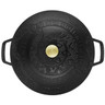 Staub - 4.8 L Black Round Cast Iron French Oven W/ Snake Lid - 1032796