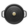 Staub - 2.7 L Black Round Cast Iron Cocotte - 1003915