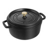 Staub - 2.7 L Black Round Cast Iron Cocotte - 1003915