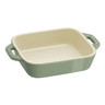 Staub - 7.4" x 4.8" Eucalyptus Ceramic Rectangular Baking Dish - 1034013