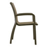 Grosfillex - Sunset Cognac/Fusion Bronze Outdoor Armchairs (4 Pack) - UT664599