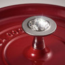 Staub - Stainless Steel Round Knob W/ Crystal by Swarovski - 1031072