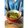 Staub - 2 Piece Cherry Ceramic Large Mixing Bowl Set - 1029123