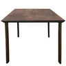 Grosfillex - Sunset 36" Lava/Fusion Square ADA Table - R1001599