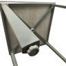 Grosfillex - Sunset 36" Lava/Fusion Square ADA Table - R1001599