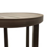 Grosfillex - Sunset 20" Fusion Bronze Round Outdoor Low Table - UT840599