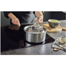 Demeyere - Industry 5 3 L Stainless Steel Round Sauce Pan W/ Lid - 1029683