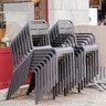 Grosfillex - Cannes Charcoal Sidechair (18 Pack) - UT110002