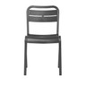 Grosfillex - Cannes Charcoal Sidechair (18 Pack) - UT110002