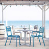 Grosfillex - Cannes Mineral Blue Sidechair (18 Pack) - UT110784