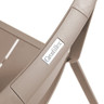 Grosfillex - Cannes French Taupe Sidechair (4 Pack) - UT011181