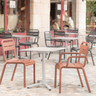 Grosfillex - Cannes Terra Cotta Armchair (16 Pack) - UT115814
