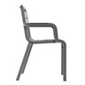 Grosfillex - Cannes Charcoal Armchair (4 Pack) - UT511002