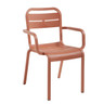 Grosfillex - Cannes Terra Cotta Armchair (4 Pack) - UT511814
