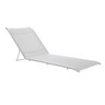 Grosfillex - Sunset White Replacement Sling for Chaise Lounge (8 Pack) - US107096