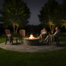 Grosfillex - Kailua Weathered Wood/Black Adirondack Chair - UT810886