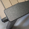 Grosfillex - Kailua Weathered Wood/Black Adirondack Chair - UT810886