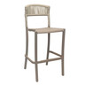 Grosfillex - Tahoe Blonde/French Taupe Barstool (8 Pack) - UT827181