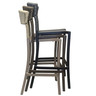 Grosfillex - Tahoe Blonde/French Taupe Barstool (8 Pack) - UT827181