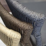 Grosfillex - Tahoe Heather Gray/Black Barstool (8 Pack) - UT827017