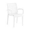 Grosfillex - Astoria White Armchair (16 Pack) - UT945004