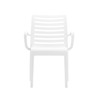 Grosfillex - Astoria White Armchair (4 Pack) - UT954004