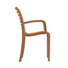 Grosfillex - Astoria Teakwood Armchair (4 Pack) - UT954008