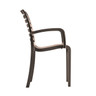Grosfillex - Astoria Bronze Armchair (4 Pack) - UT954037