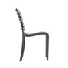 Grosfillex - Astoria Charcoal Sidechair (16 Pack) - UT944002